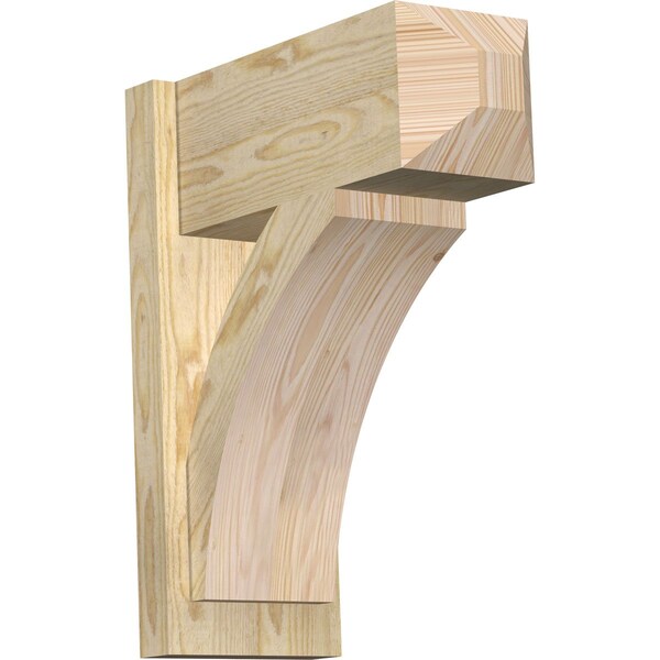 Ekena Millwork Thorton Rough Sawn Craftsman Outlooker, Douglas Fir, 8"W x 18"D x 22"H OUT08X18X22THR04RDF - main
